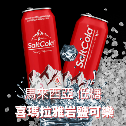 馬來西亞 低糖 喜瑪拉雅岩鹽可樂 (Salt-Cola) 320ml